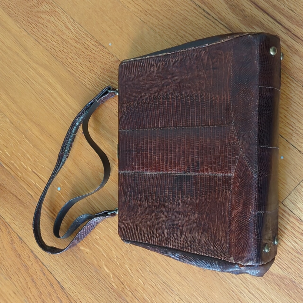 Vintage Snakeskin Handbag